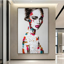 Quadro Stampa su Tela Volto Scomposto - CupidoDesign