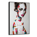 Quadro Stampa su Tela Volto Scomposto - CupidoDesign