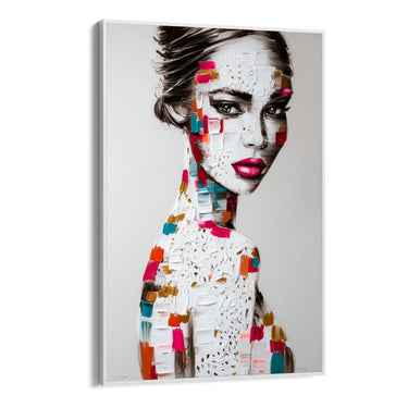 Quadro Stampa su Tela Volto Scomposto - CupidoDesign