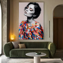 Quadro Stampa su Tela Volto Scoperto - CupidoDesign