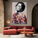 Quadro Stampa su Tela Volto Scoperto - CupidoDesign
