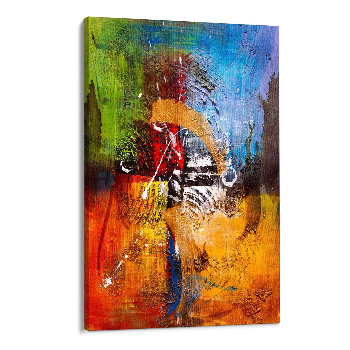 Quadro Stampa su Tela Vortici Cromatici - CupidoDesign
