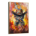 Quadro Stampa su Tela West Felino - CupidoDesign