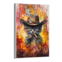 Quadro Stampa su Tela West Felino - CupidoDesign