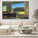 Quadro Stampa su Tela Western Motel, Edward Hopper - CupidoDesign