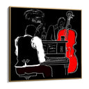 Quadro Stampa su Tela Whiskey e Contrabbasso - CupidoDesign