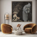 Quadro Stampa su Tela Witch and Boy, John Bauer - CupidoDesign