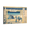 Quadro Stampa su Tela Yoshida a Tokaido, Katsushika Hokusai - CupidoDesign