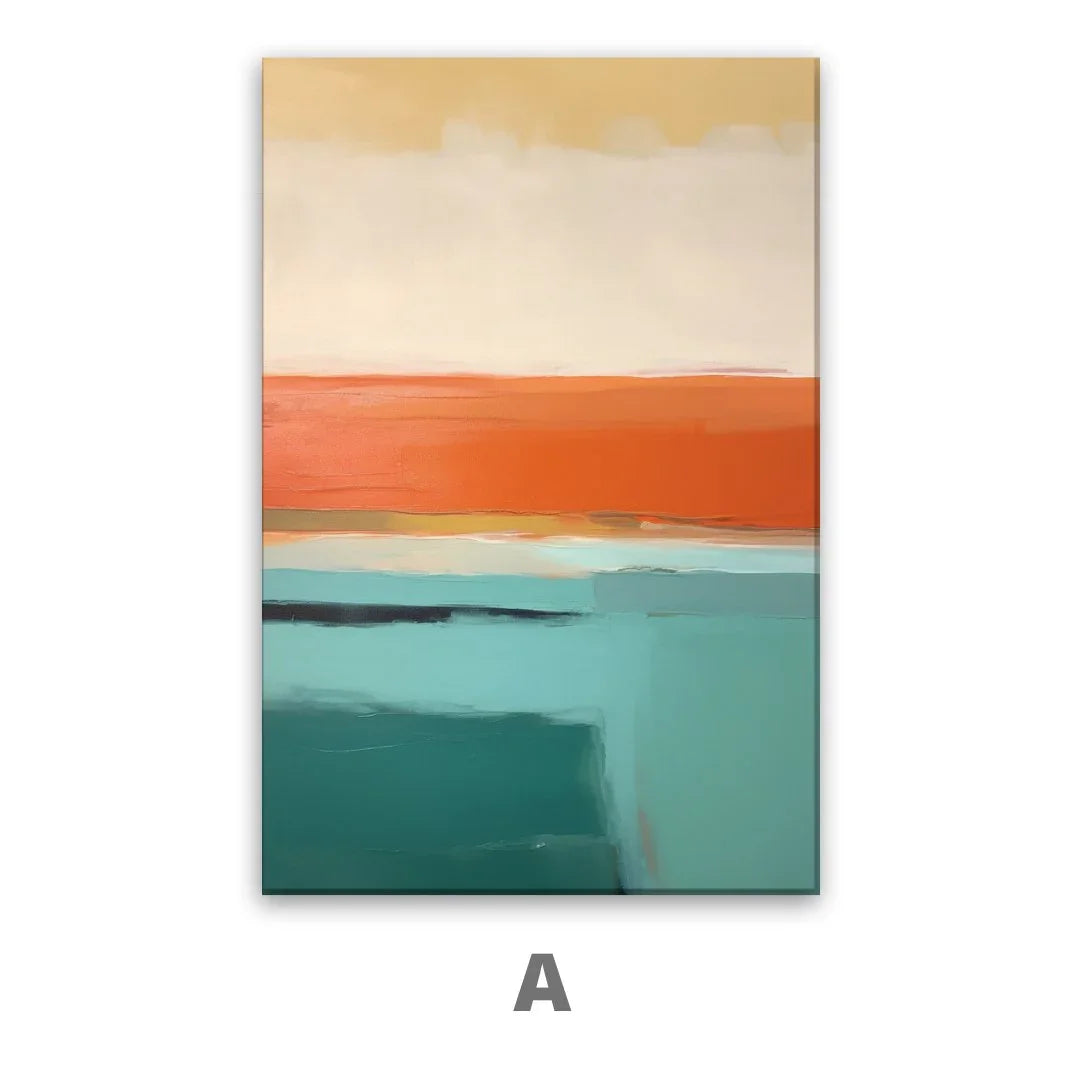 Quadro Stampa su Tela Abbraccio cromatico - CupidoDesign