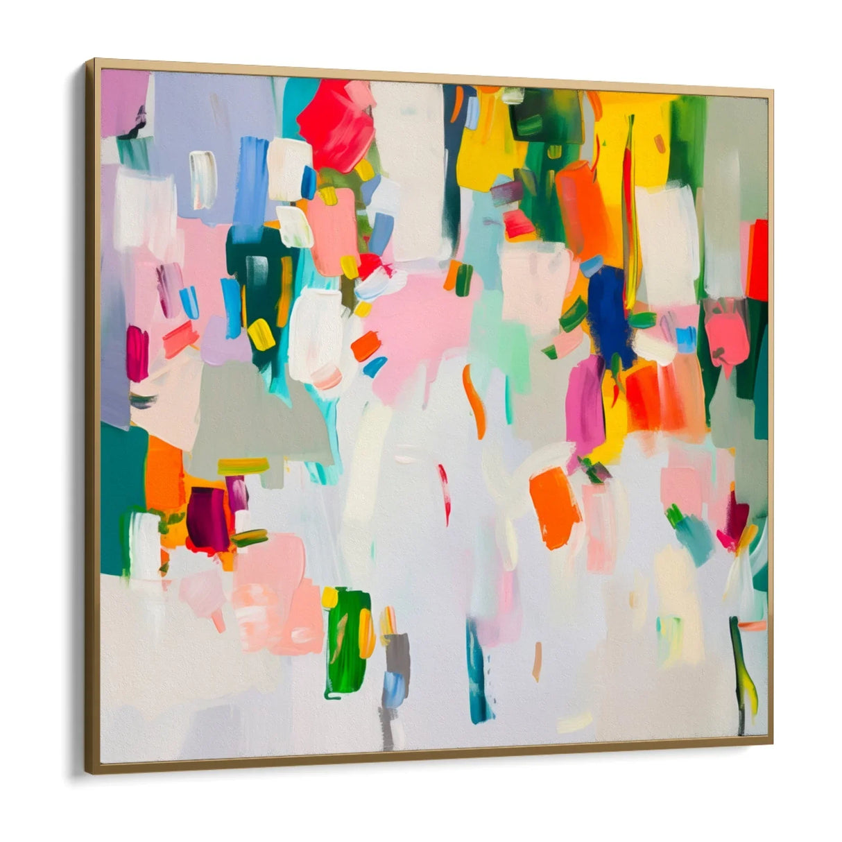 Quadro Stampa su Tela Abbraccio di Colori - CupidoDesign