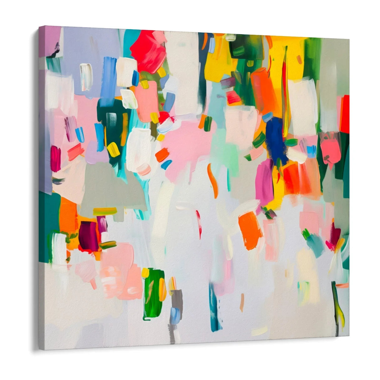 Quadro Stampa su Tela Abbraccio di Colori - CupidoDesign