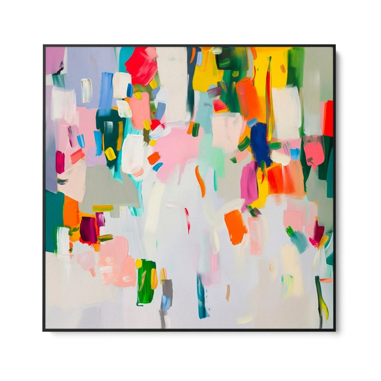 Quadro Stampa su Tela Abbraccio di Colori - CupidoDesign
