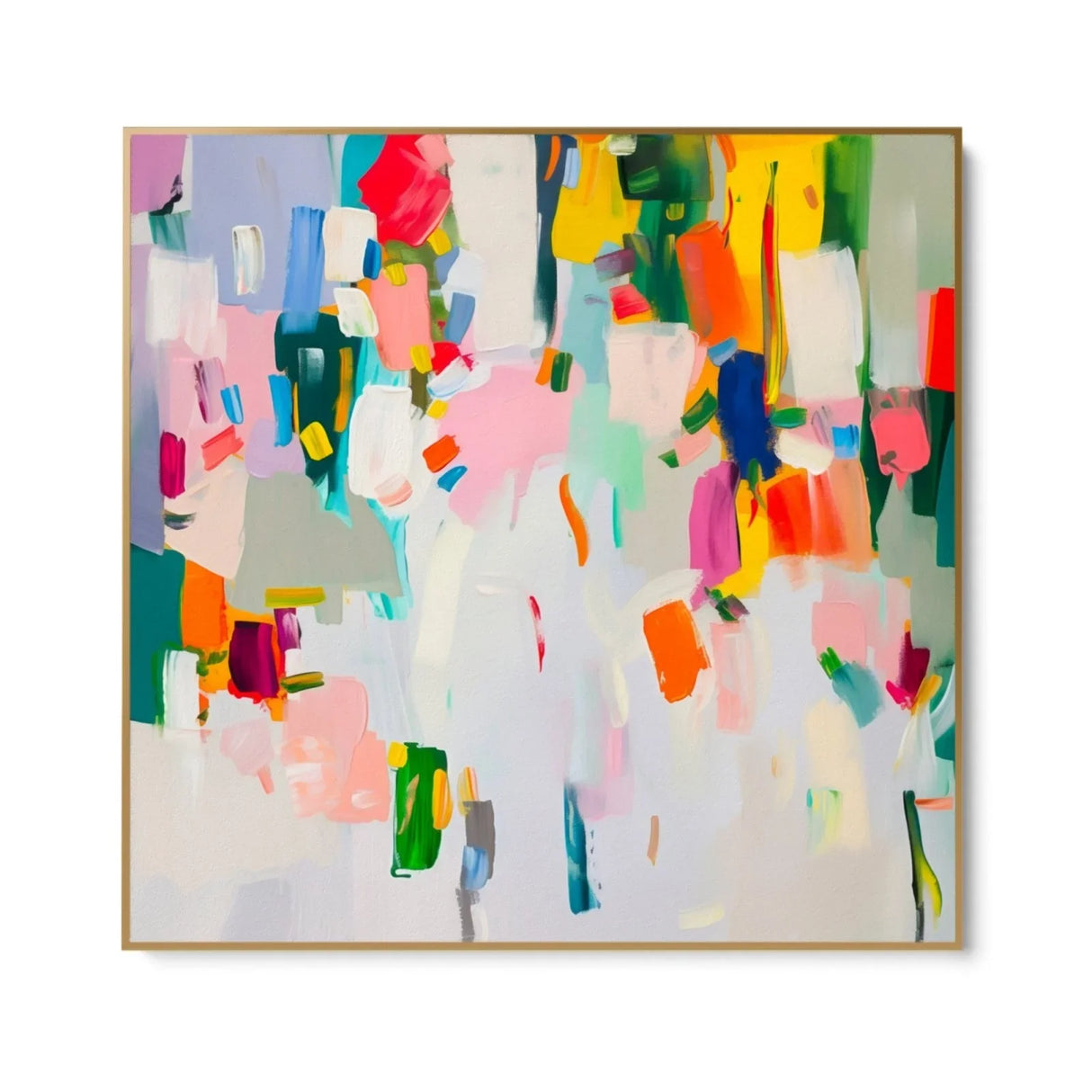 Quadro Stampa su Tela Abbraccio di Colori - CupidoDesign