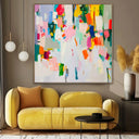Quadro Stampa su Tela Abbraccio di Colori - CupidoDesign