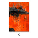 Quadro Stampa su Tela Abbraccio di Fuoco - CupidoDesign