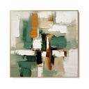 Quadro Stampa su Tela Abbraccio Verde - CupidoDesign