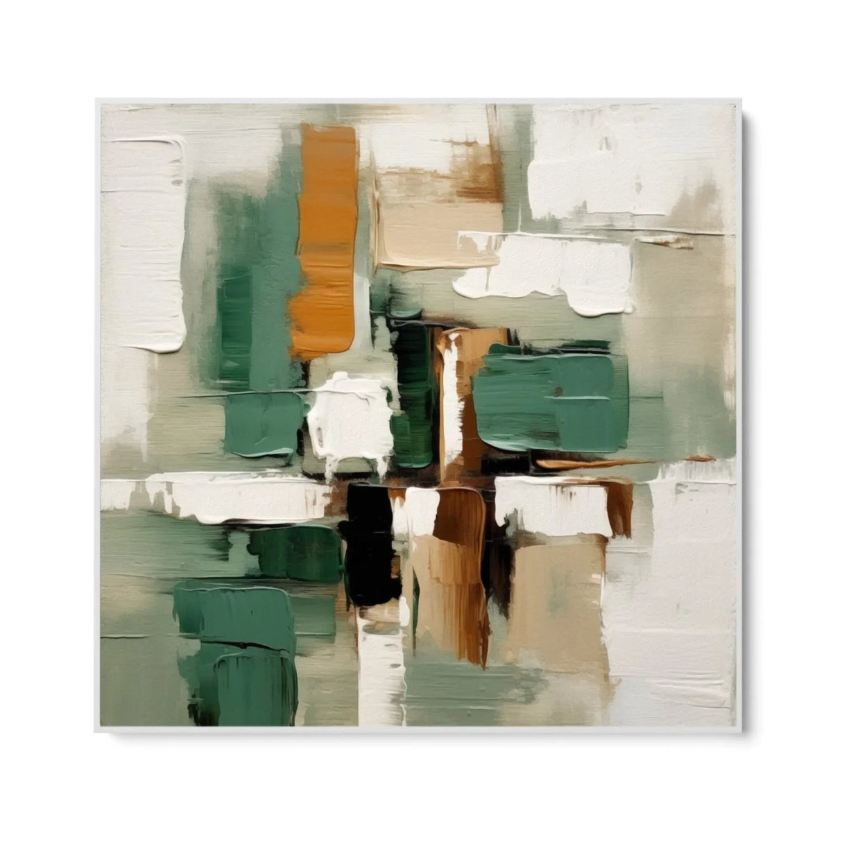 Quadro Stampa su Tela Abbraccio Verde - CupidoDesign