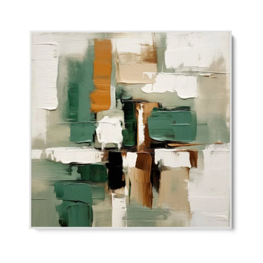 Quadro Stampa su Tela Abbraccio Verde - CupidoDesign