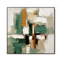 Quadro Stampa su Tela Abbraccio Verde - CupidoDesign