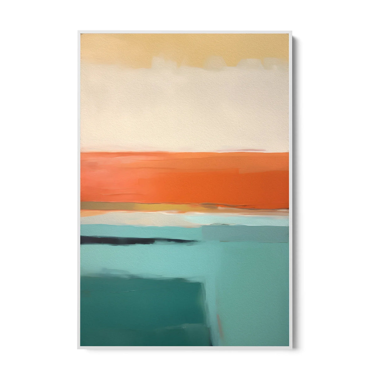 Quadro Stampa su Tela Abbraccio cromatico - CupidoDesign