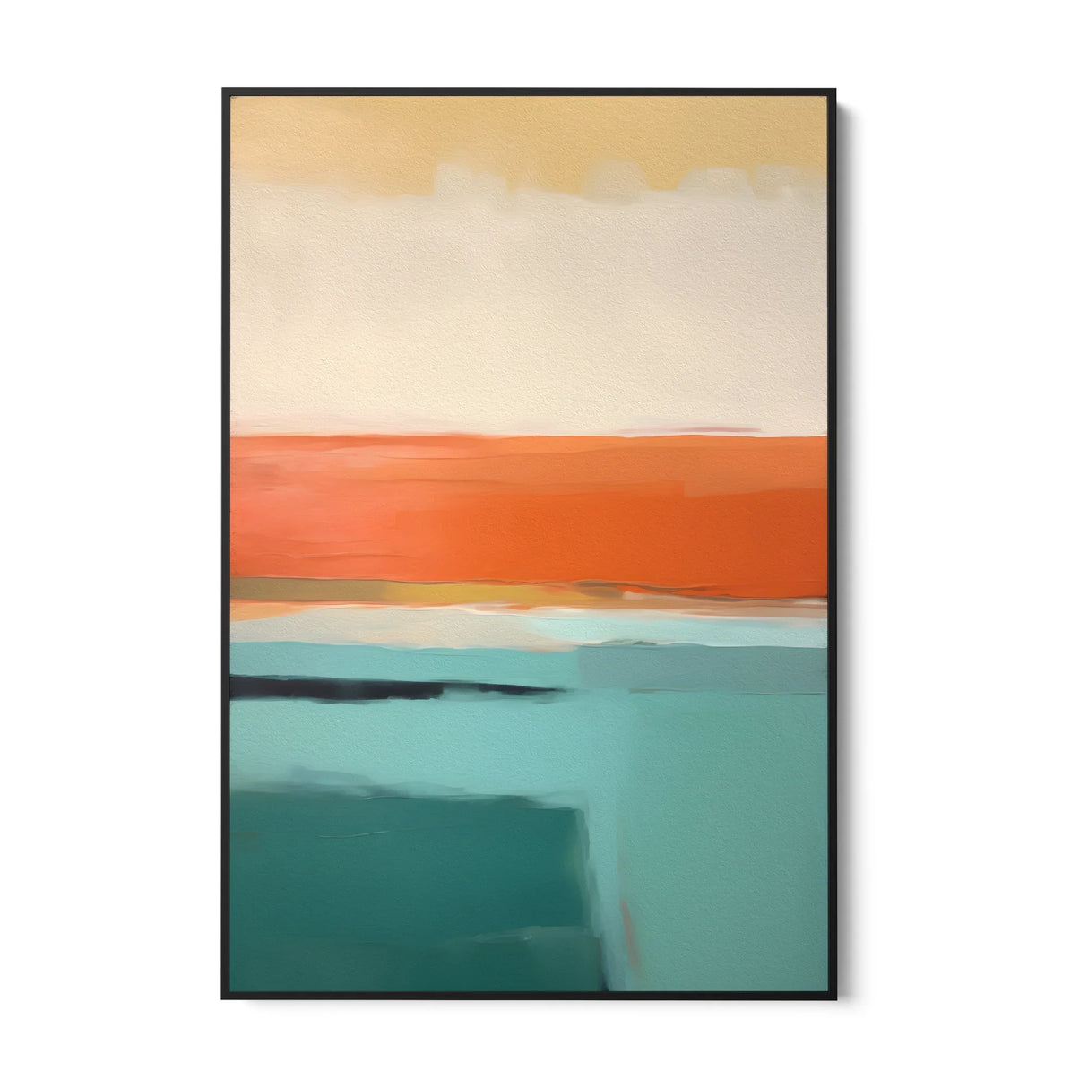 Quadro Stampa su Tela Abbraccio cromatico - CupidoDesign