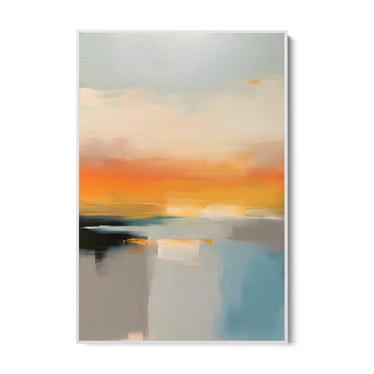 Quadro Stampa su Tela Abbraccio cromatico - CupidoDesign