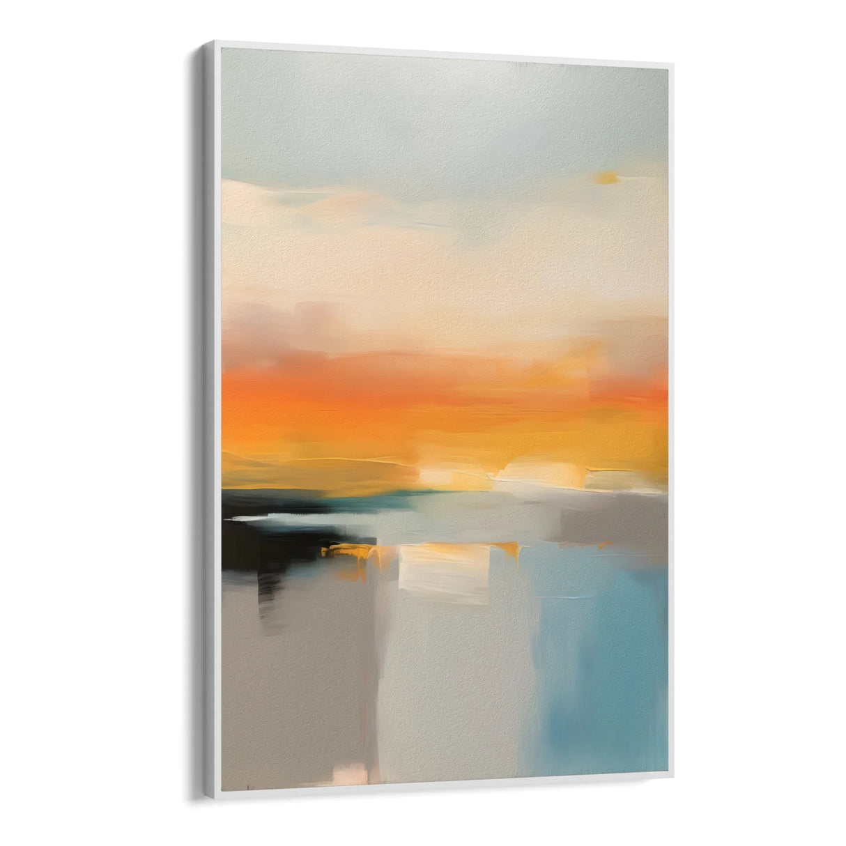 Quadro Stampa su Tela Abbraccio cromatico - CupidoDesign