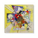 Quadro Stampa su Tela Accompagnamento giallo, Wassily Kandinsky - CupidoDesign