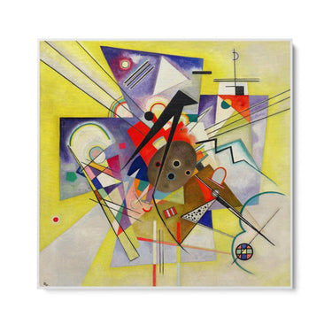 Quadro Stampa su Tela Accompagnamento giallo, Wassily Kandinsky - CupidoDesign