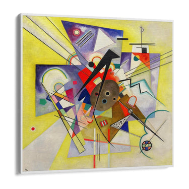 Quadro Stampa su Tela Accompagnamento giallo, Wassily Kandinsky - CupidoDesign