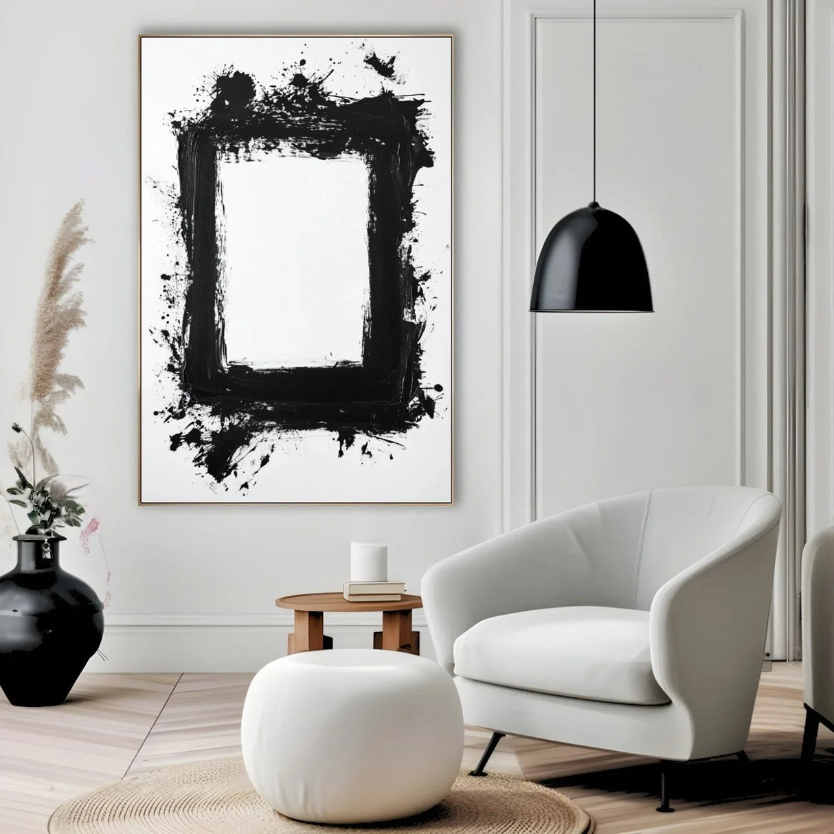 Quadro Stampa su Tela Al di là dello specchio - CupidoDesign