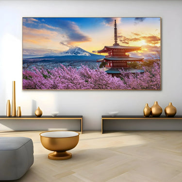 Quadro Stampa su Tela Alba al Tempio di Primavera - CupidoDesign