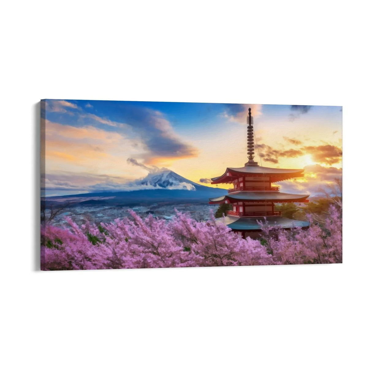 Quadro Stampa su Tela Alba al Tempio di Primavera - CupidoDesign