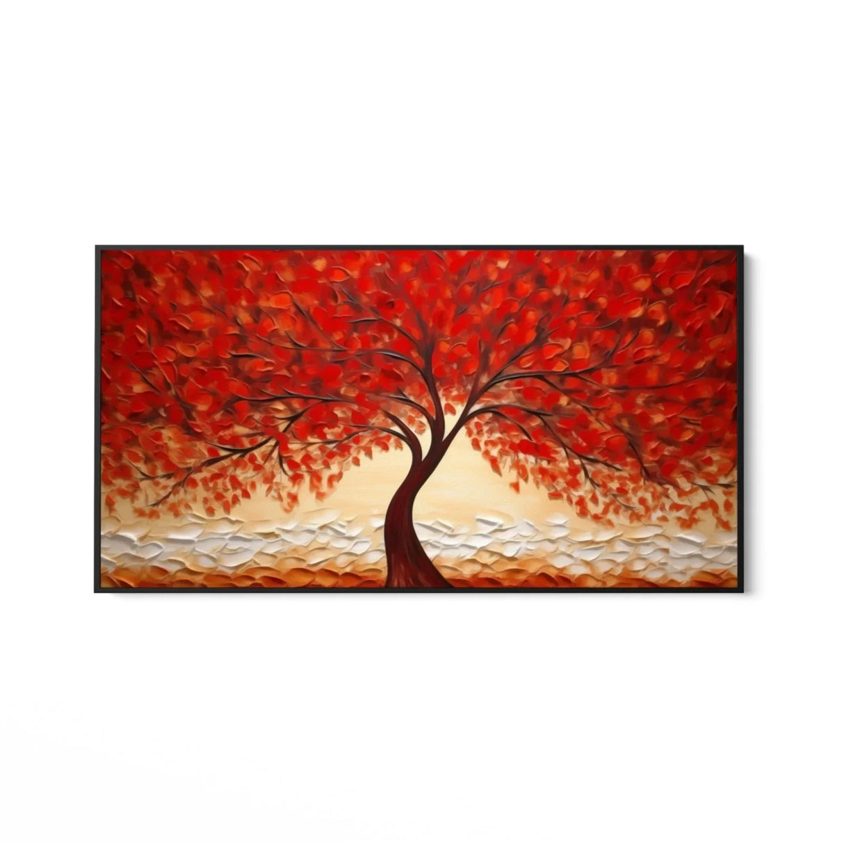 Quadro Stampa su Tela Albero Ardente d'Amore - CupidoDesign