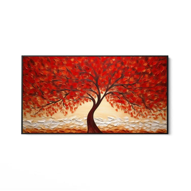 Quadro Stampa su Tela Albero Ardente d'Amore - CupidoDesign
