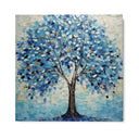 Quadro Stampa su Tela Albero azzurro - CupidoDesign