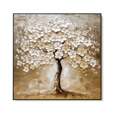 Quadro Stampa su Tela Albero dei Sogni Dorati - CupidoDesign