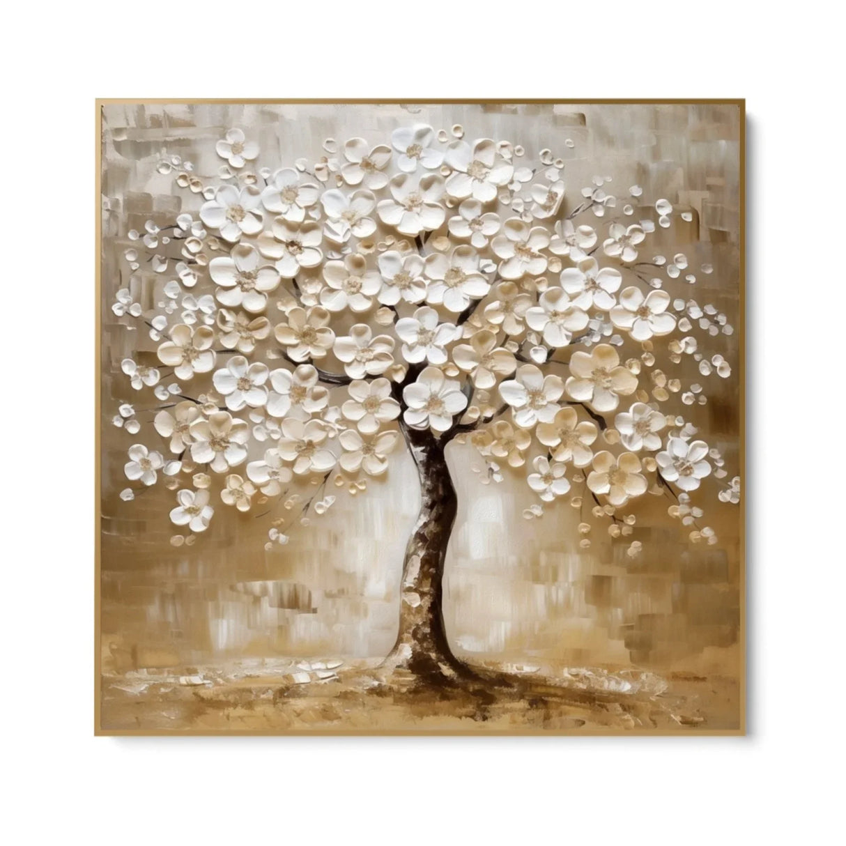 Quadro Stampa su Tela Albero dei Sogni Dorati - CupidoDesign