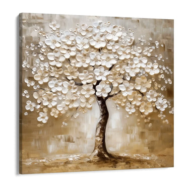 Quadro Stampa su Tela Albero dei Sogni Dorati - CupidoDesign