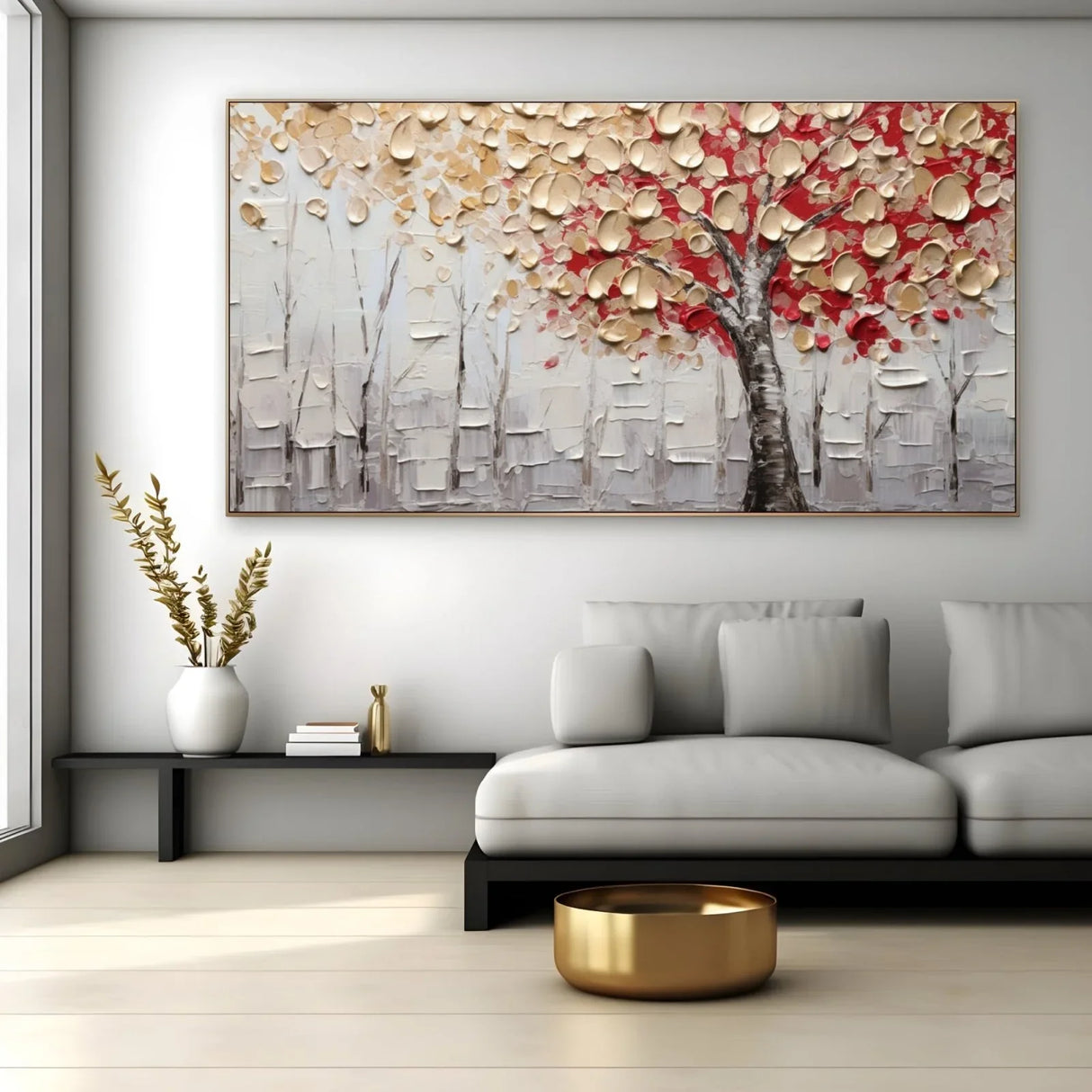 Quadro Stampa su Tela Albero del silenzio - CupidoDesign