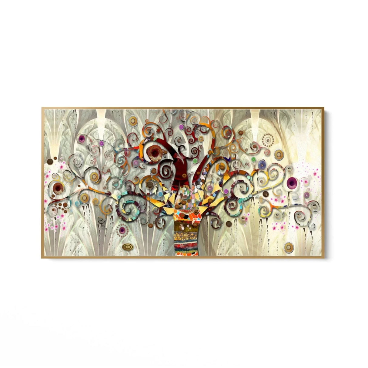 Quadro Stampa su Tela Albero della Vita, Klimt - CupidoDesign
