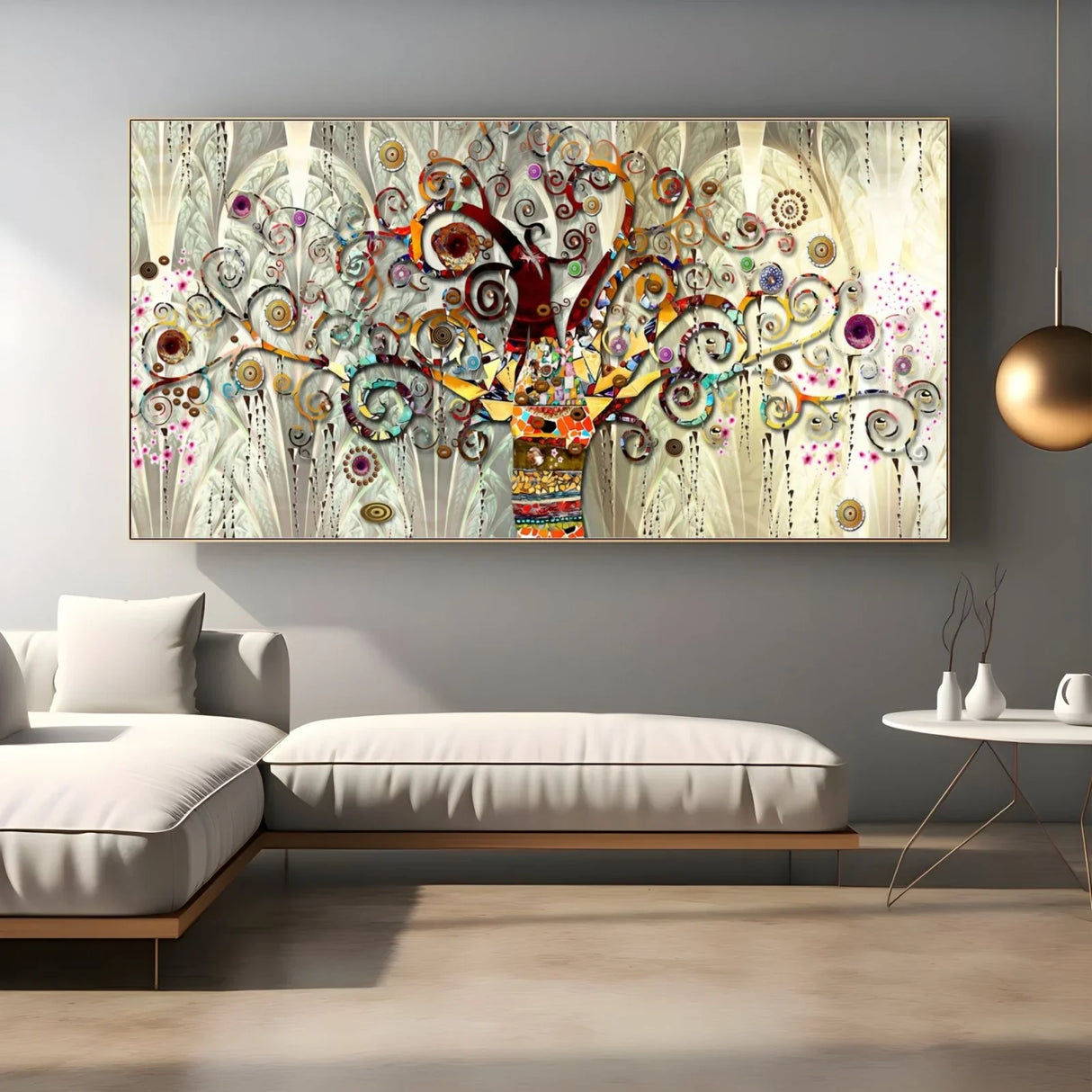 Quadro Stampa su Tela Albero della Vita, Klimt - CupidoDesign