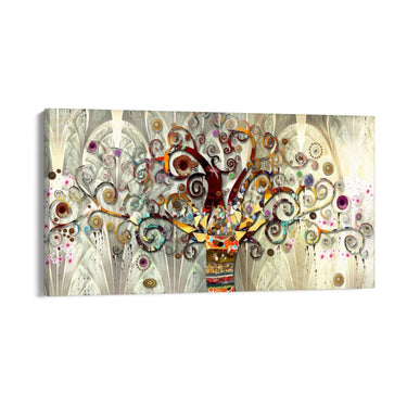 Quadro Stampa su Tela Albero della Vita, Klimt - CupidoDesign