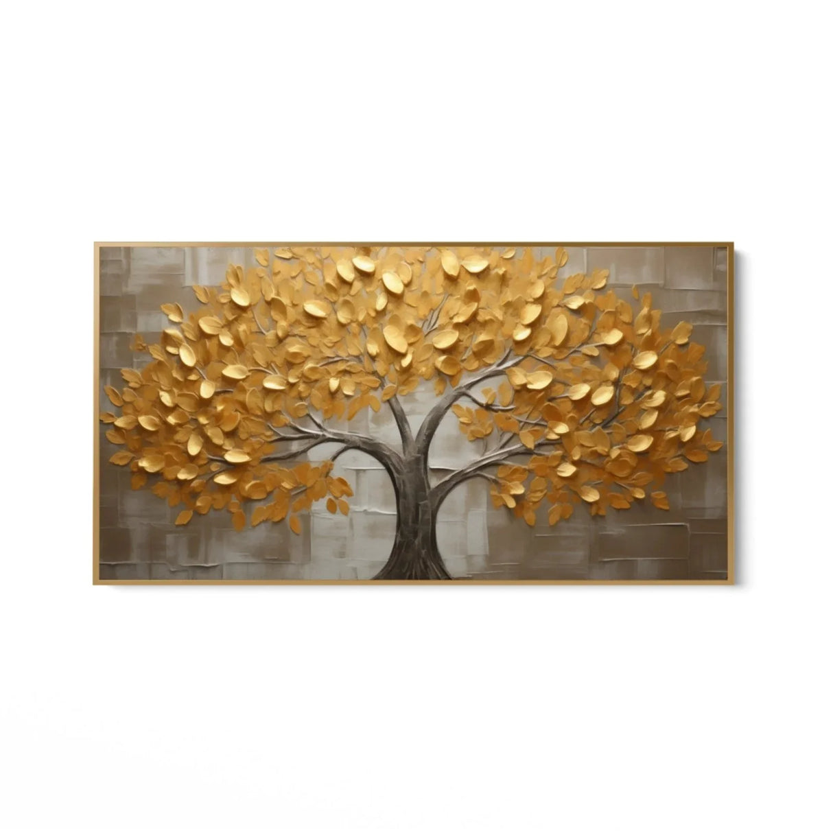Quadro Stampa su Tela Albero dell'oro - CupidoDesign