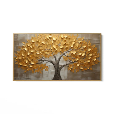 Quadro Stampa su Tela Albero dell'oro - CupidoDesign