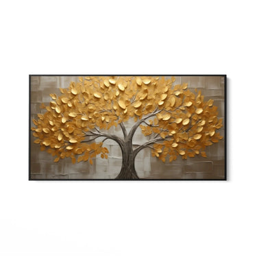 Quadro Stampa su Tela Albero dell'oro - CupidoDesign