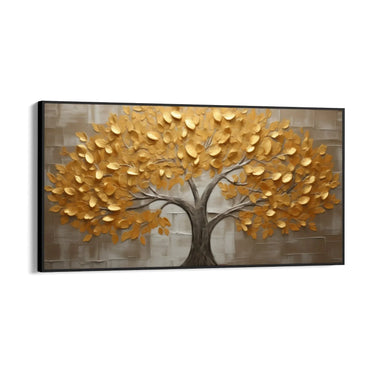 Quadro Stampa su Tela Albero dell'oro - CupidoDesign
