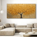 Quadro Stampa su Tela Albero dorato - CupidoDesign