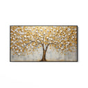 Quadro Stampa su Tela Albero Solare Gold - CupidoDesign