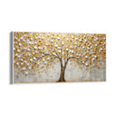 Quadro Stampa su Tela Albero Solare Gold - CupidoDesign